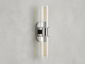 Harlin 2-Light Wall Sconce in Clear