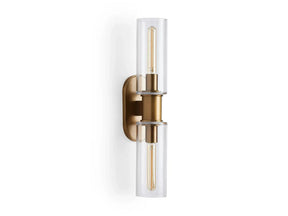 Harlin 2-Light Wall Sconce in Clear