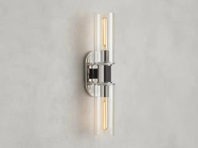Harlin 2-Light Wall Sconce in Clear
