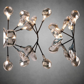 Hazel Smoke Acrylic Branch Chandelier