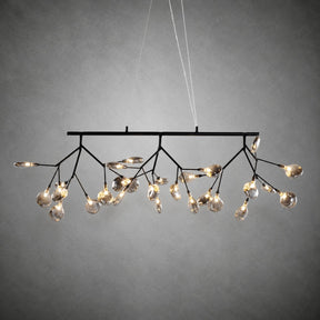 Hazel Smoke Acrylic Branch Chandelier