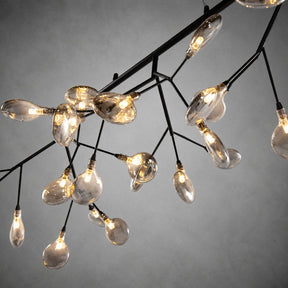 Hazel Smoke Acrylic Branch Chandelier