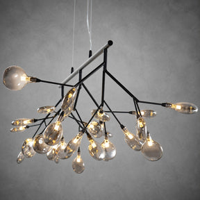 Hazel Smoke Acrylic Branch Chandelier