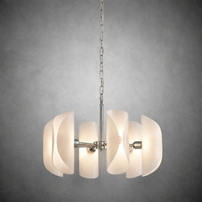 Helena Modern Chrome Glass Pendant Light