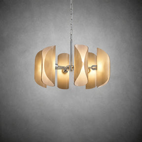 Helena Modern Chrome Glass Pendant Light