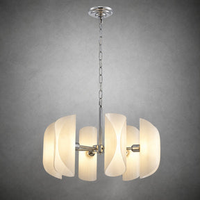 Helena Modern Chrome Glass Pendant Light