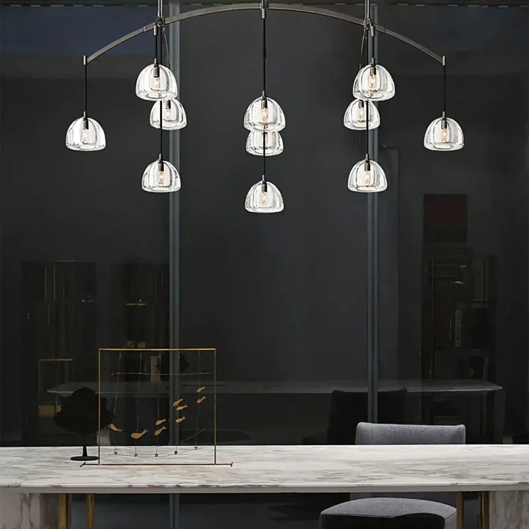 Himer Linear Chandelier 72”