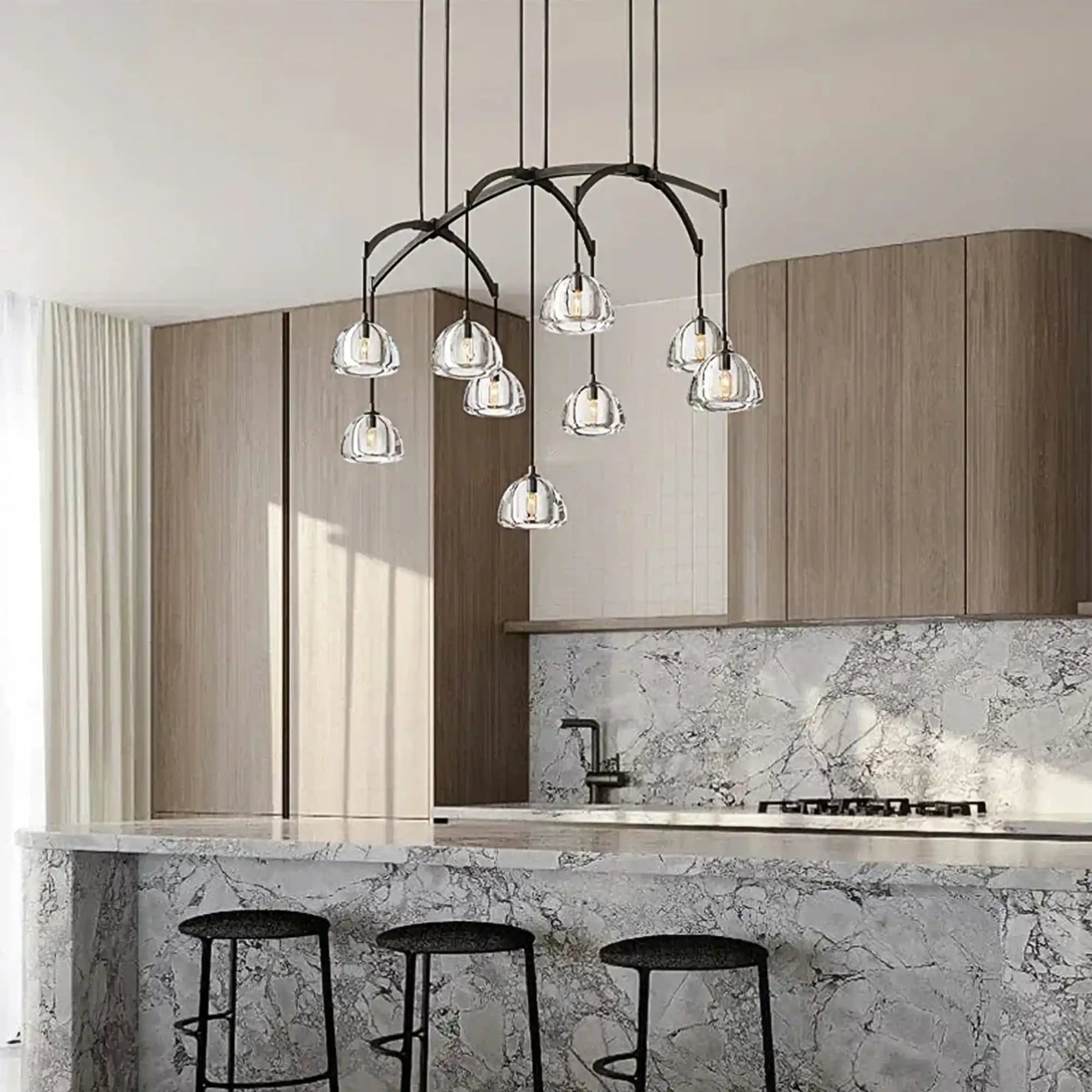 Himer Linear Chandelier 72”