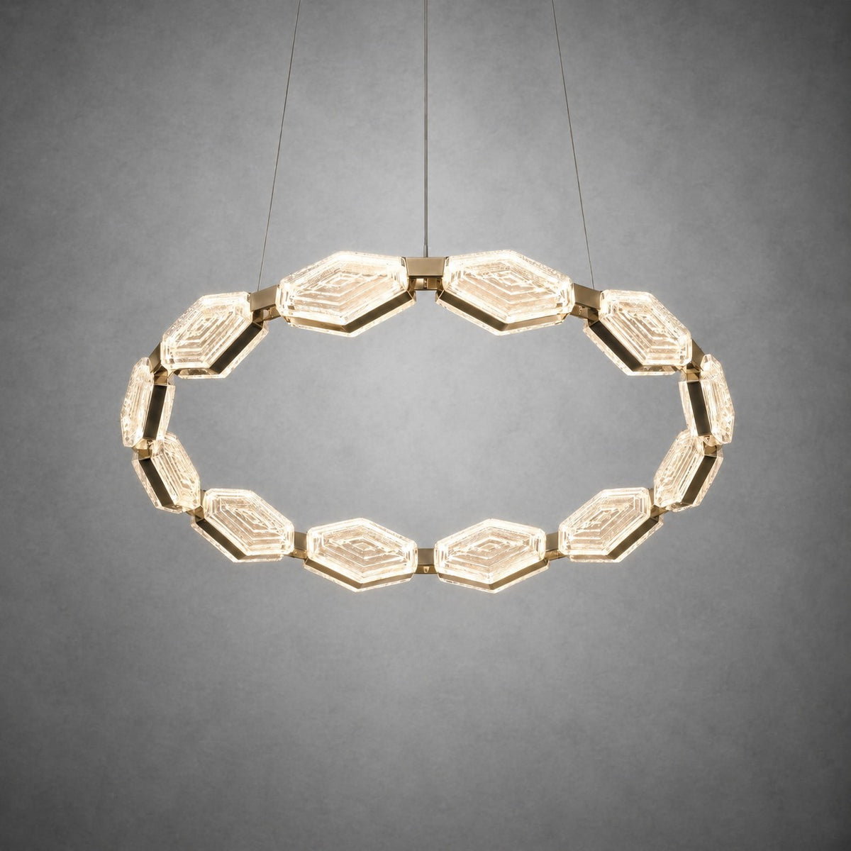 Hexon Foyer Chandelier Contemporary