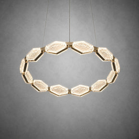 Hexon Foyer Chandelier Contemporary