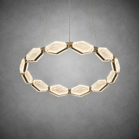 Hexon Foyer Chandelier Contemporary