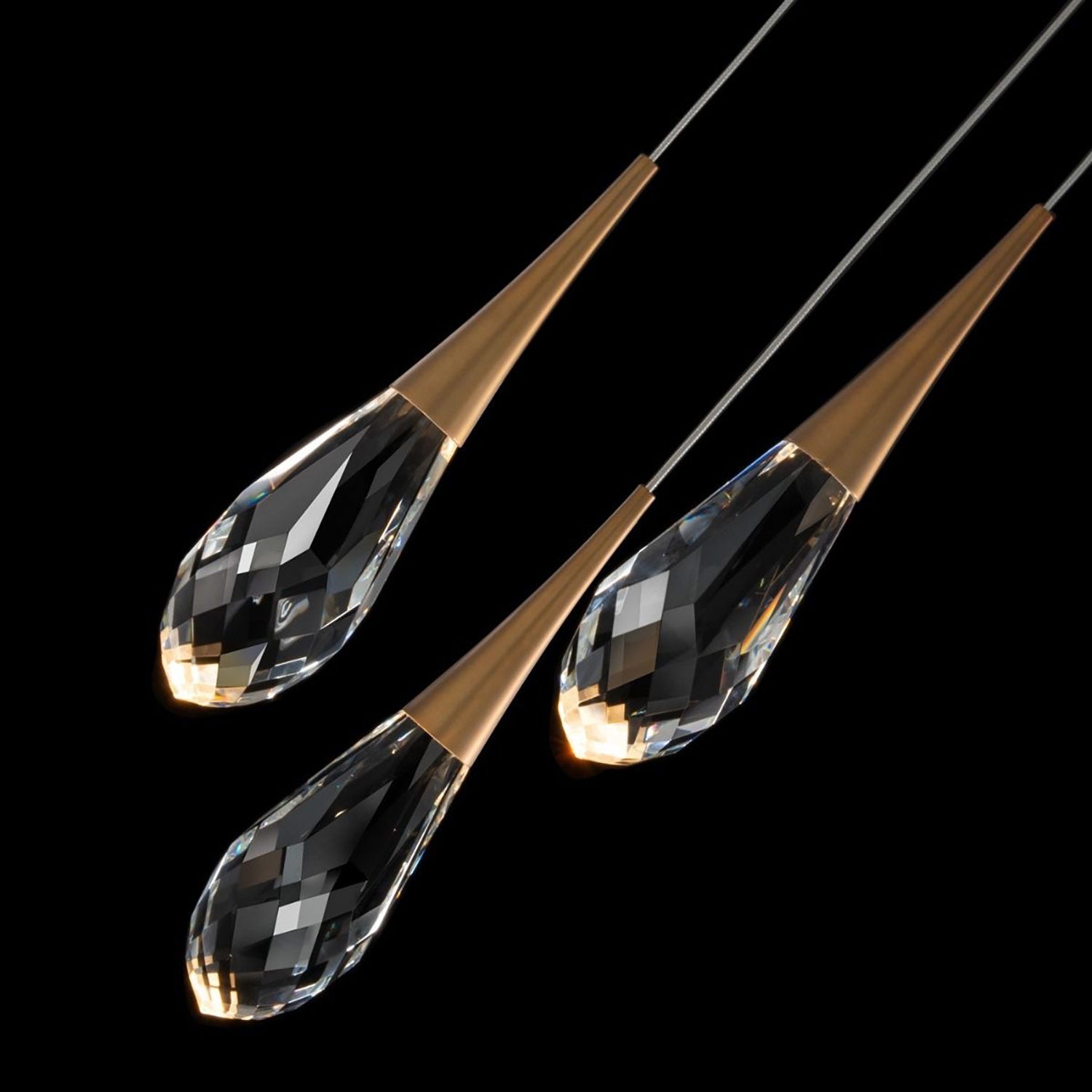 Hibiscus LED Multi Light Pendant Light in Detail.