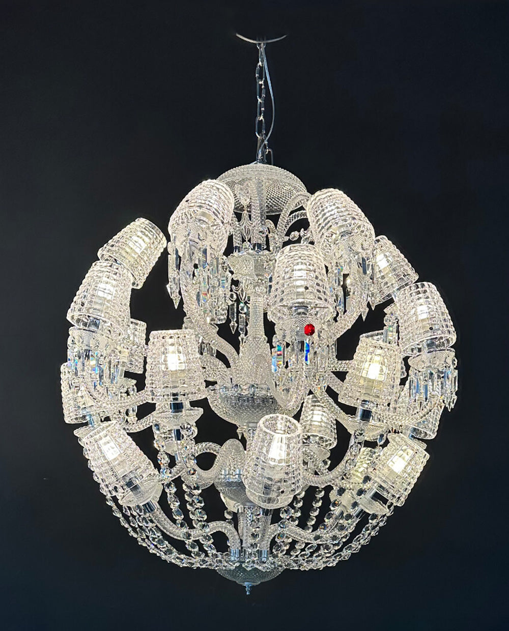 High Quality 24 Lights Le Roi Soleil Chandelier Bacara Crystal Lighting