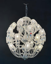 High Quality 24 Lights Le Roi Soleil Chandelier Bacara Crystal Lighting