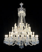 High Quality 48 Lights Clear Zenith Bacara Chandelier Crystal Lighting