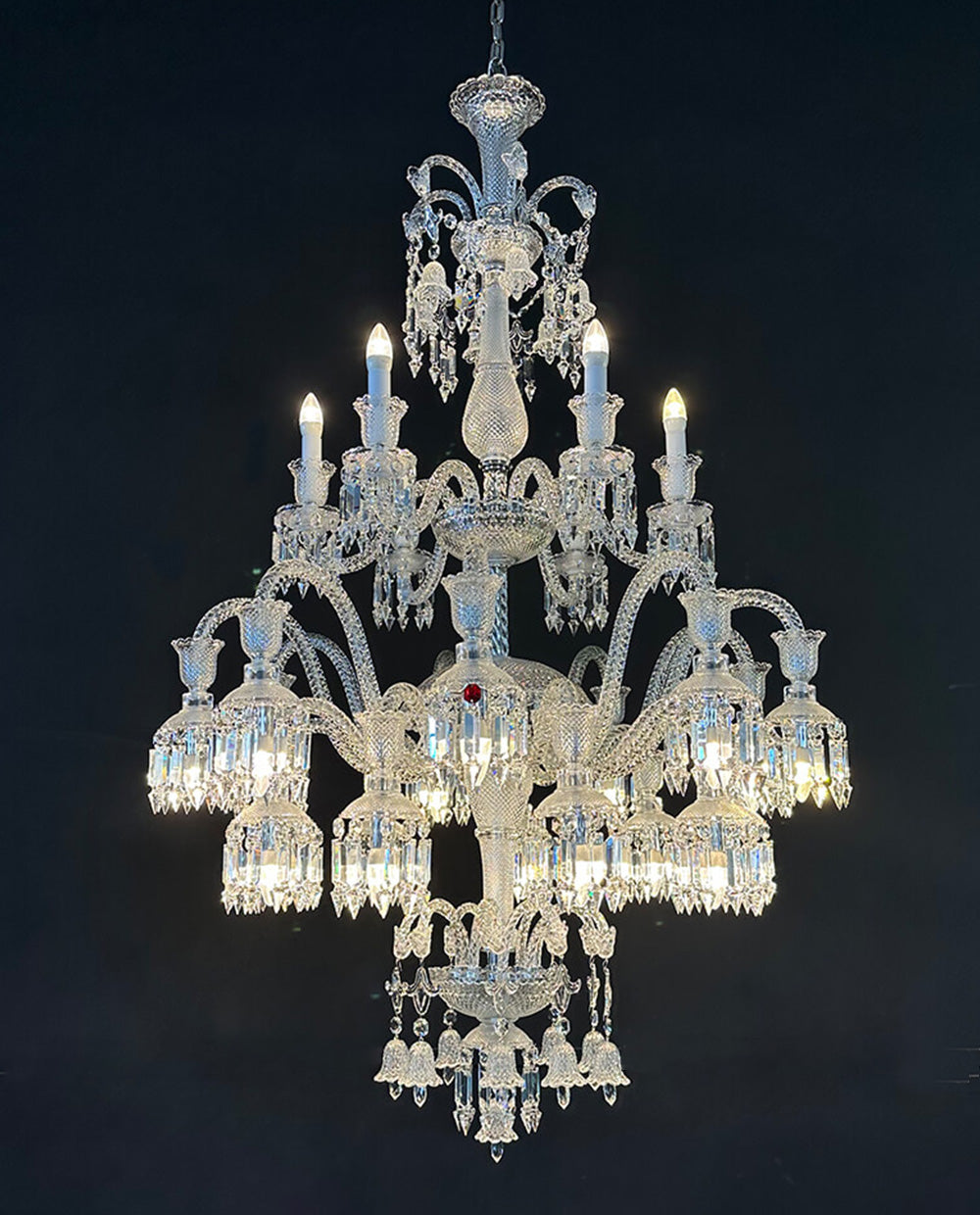 High Quality Lustre Bacara Solstice Chandelier Baccarat Crystal Lighting 18 Lights