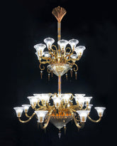 High Quality Mille Nuits Gold Chandelier Lustre Bacara Crystal Lighting