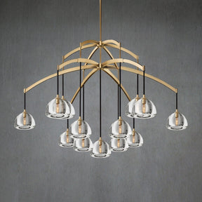 Himer Modern Glass Round Chandelier 36'' 48" 60"