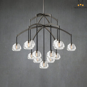 Himer Modern Glass Round Chandelier 36'' 48" 60"