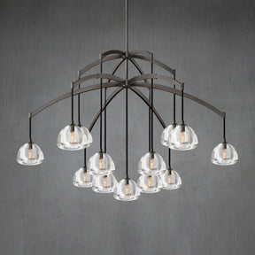 Himer Modern Glass Round Chandelier 36'' 48" 60"