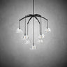 Himer Modern Glass Round Chandelier 36'' 48" 60"