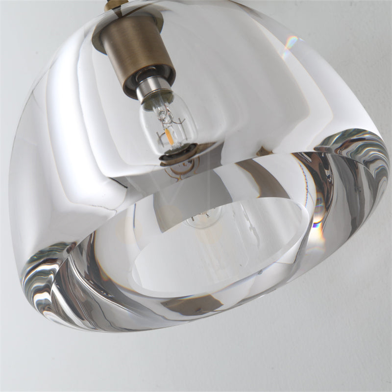 Himer Seris Modern Modern Crystal Wall Sconce Fixture