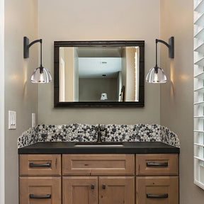 Himer Seris Modern Modern Crystal Wall Sconce Fixture