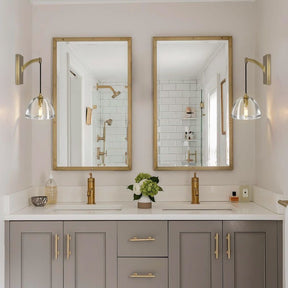 Himer Seris Modern Modern Crystal Wall Sconce Fixture