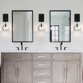 Himer Seris Modern Modern Crystal Wall Sconce Fixture