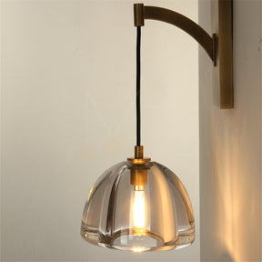 Himer Seris Modern Modern Crystal Wall Sconce Fixture