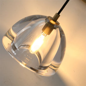 Himer Seris Modern Modern Crystal Wall Sconce Fixture