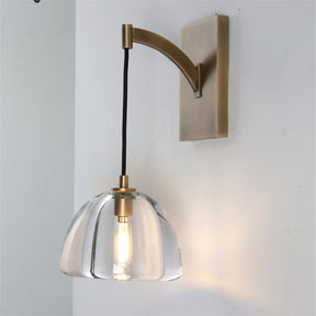 Himer Seris Modern Modern Crystal Wall Sconce Fixture