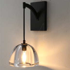 Himer Seris Modern Modern Crystal Wall Sconce Fixture