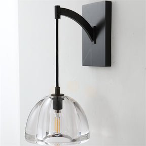 Himer Seris Modern Modern Crystal Wall Sconce Fixture