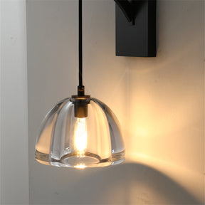 Himer Seris Modern Modern Crystal Wall Sconce Fixture