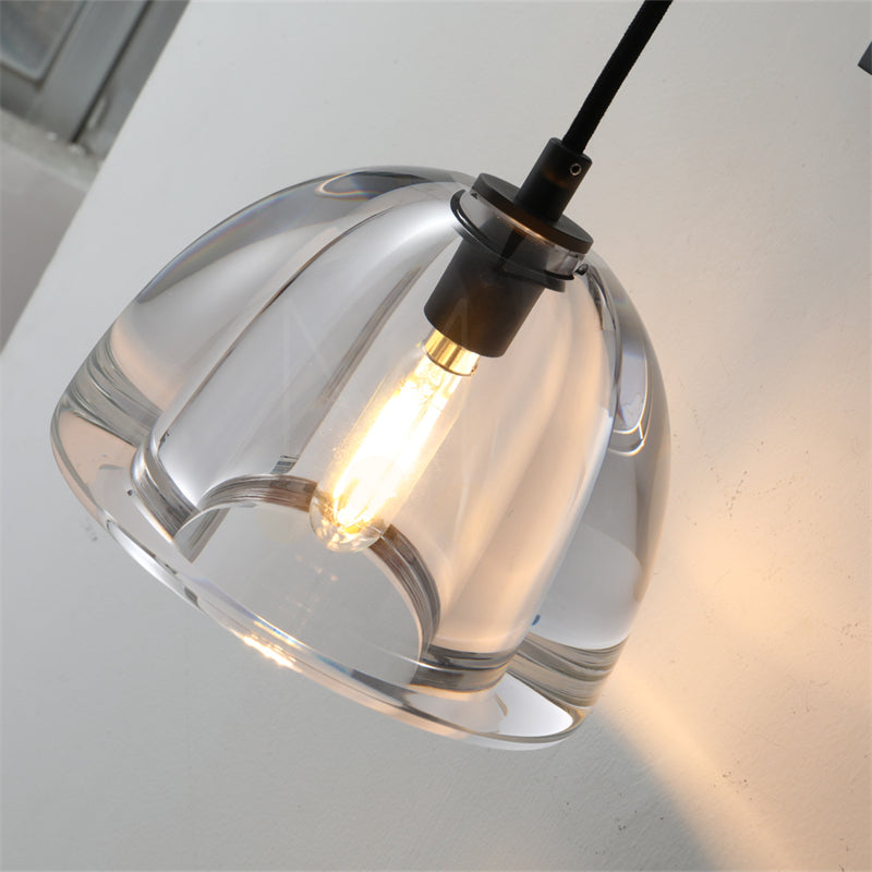 Himer Seris Modern Modern Crystal Wall Sconce Fixture