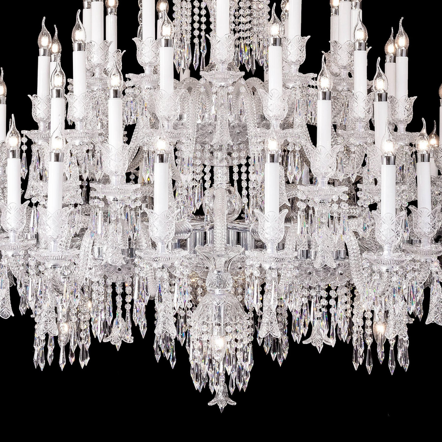Huge Bacara Museum Crystal Chandelier