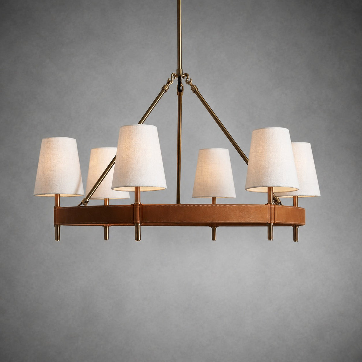 Hustings 6-Light Halo Chandelier