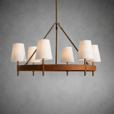 Hustings 6-Light Halo Chandelier