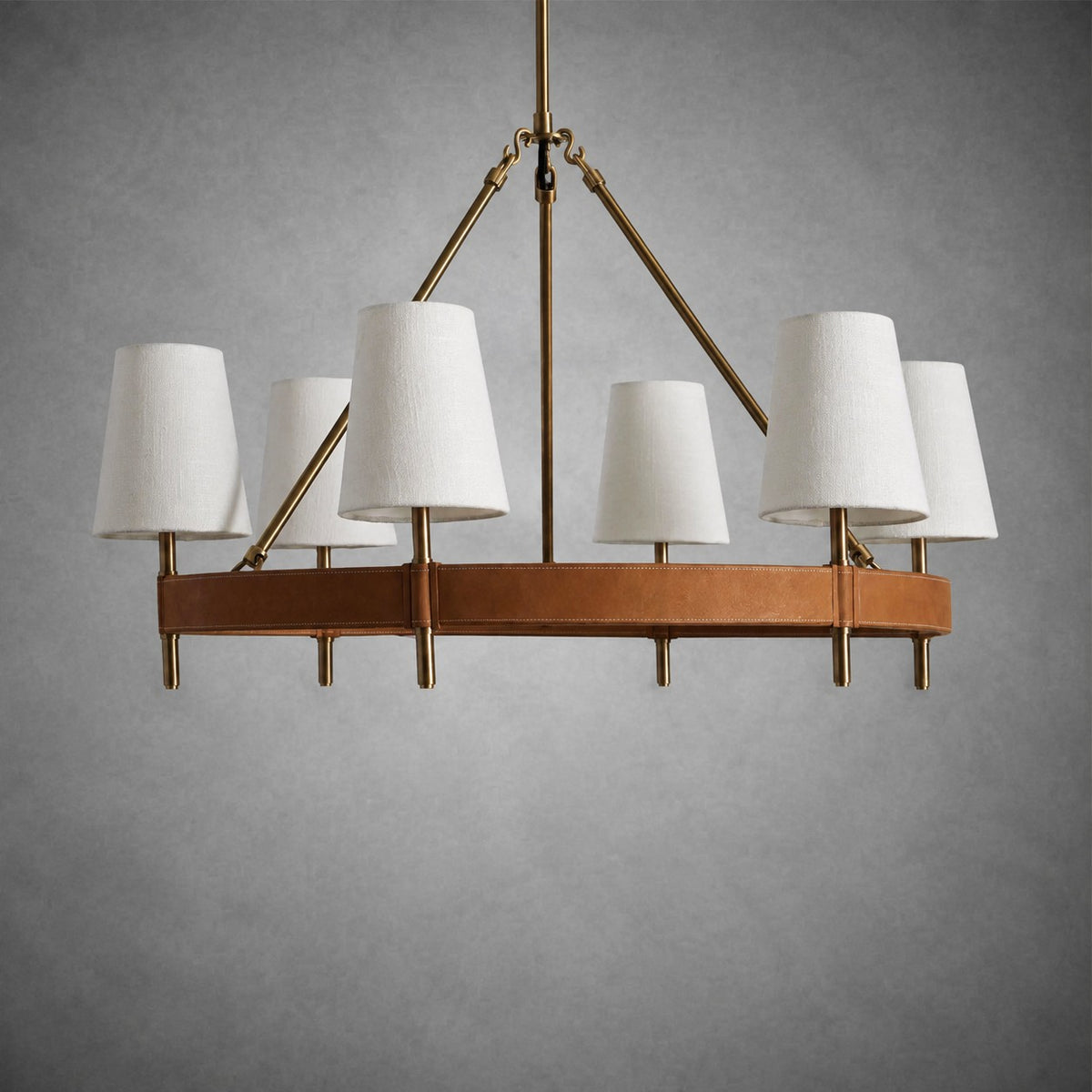 Hustings 6-Light Halo Chandelier