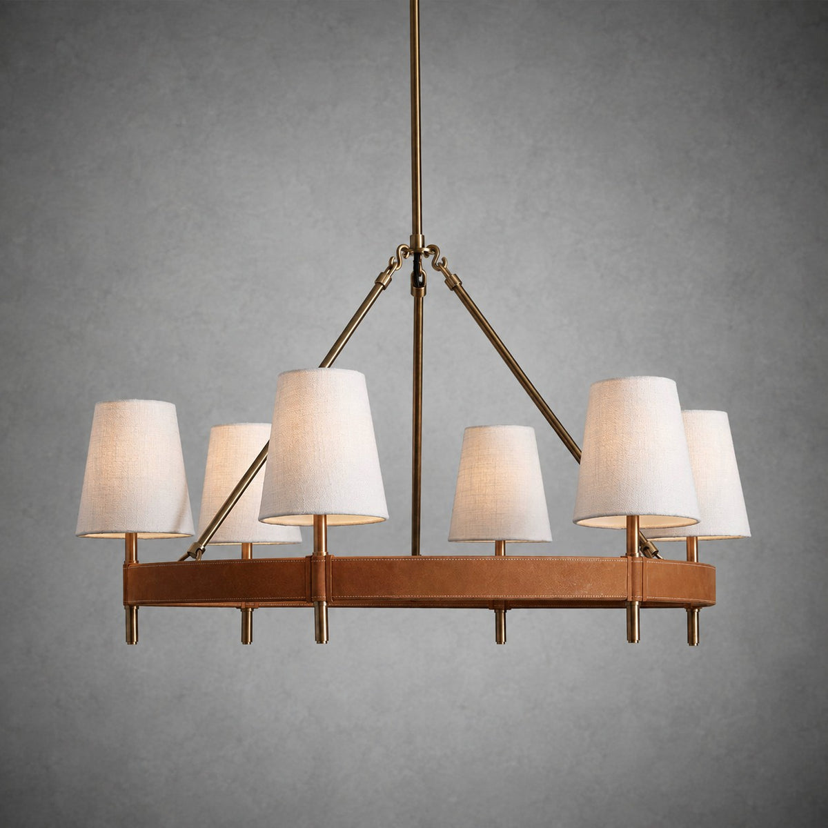 Hustings 6-Light Halo Chandelier