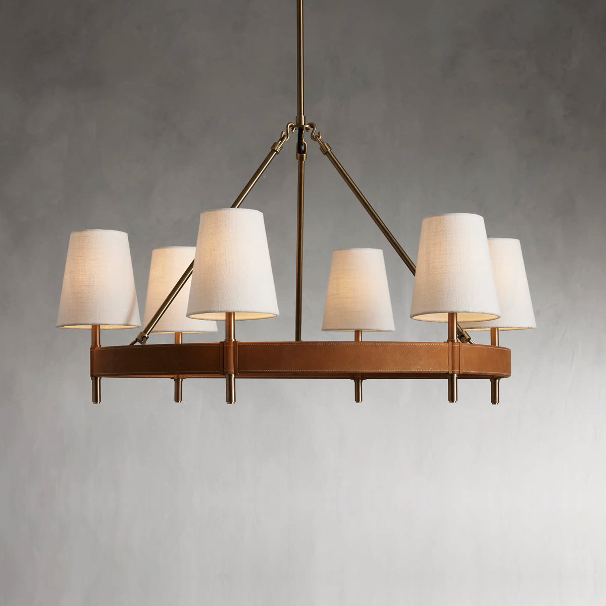 Hustings 6-Light Halo Chandelier