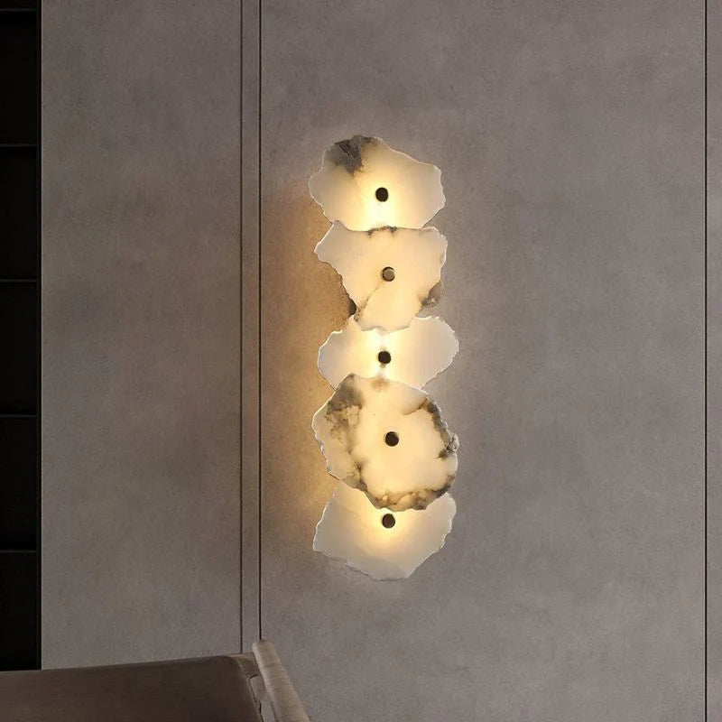 Irregular Alabaster Wall Lamp