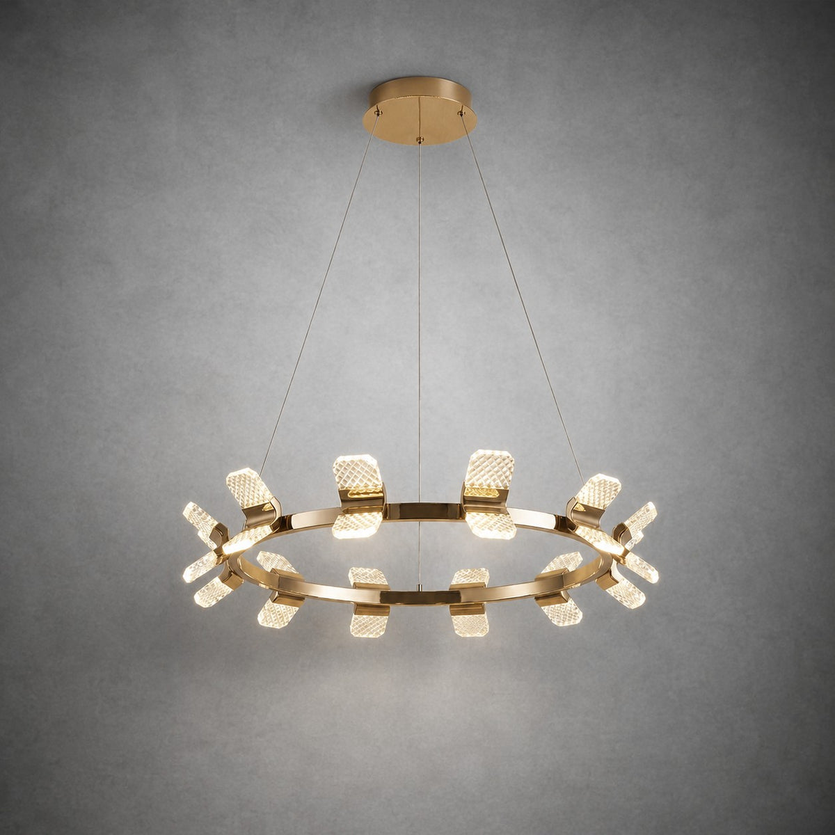 Isadora Modern Ring Chandelier 39"