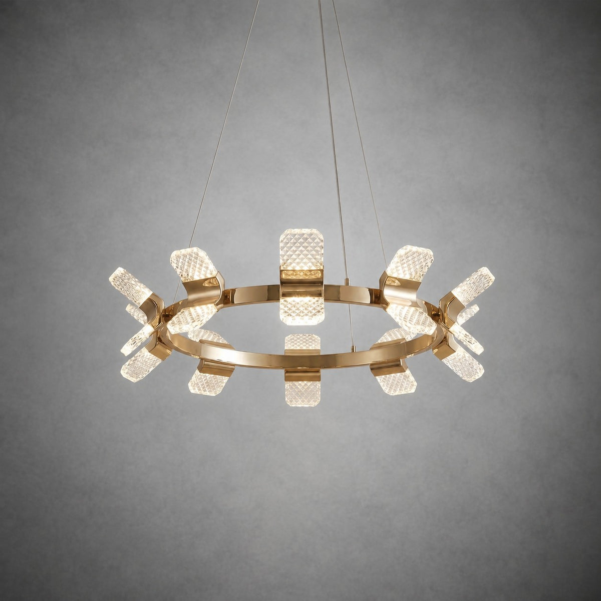 Isadora Modern Ring Chandelier 39"