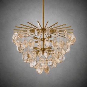 Jacqueline Seedy Glass Chandelier