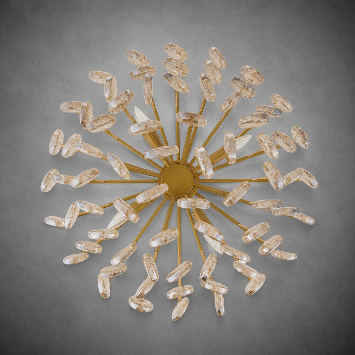 Jacqueline Seedy Glass Chandelier