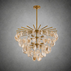 Jacqueline Seedy Glass Chandelier