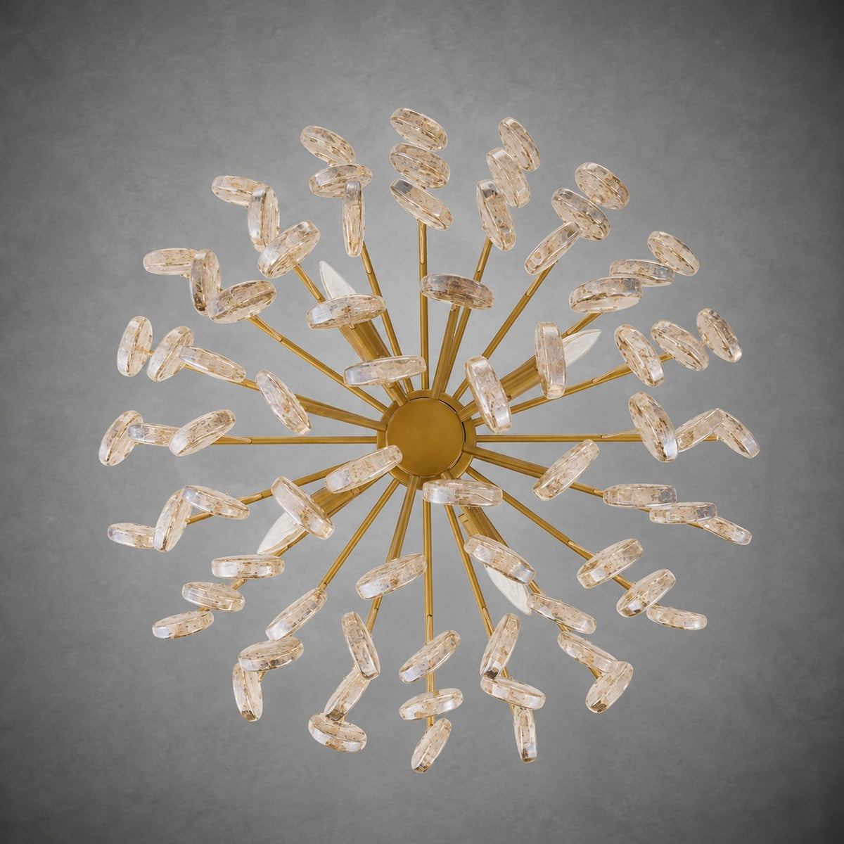 Jacqueline Seedy Glass Chandelier