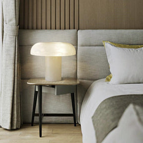 Janet Alabaster Mushroom Table Lamp, Bedside Table Lamp